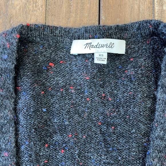 Madewell donegal Kent cardigan coziest knit dark gray - Picture 6 of 12